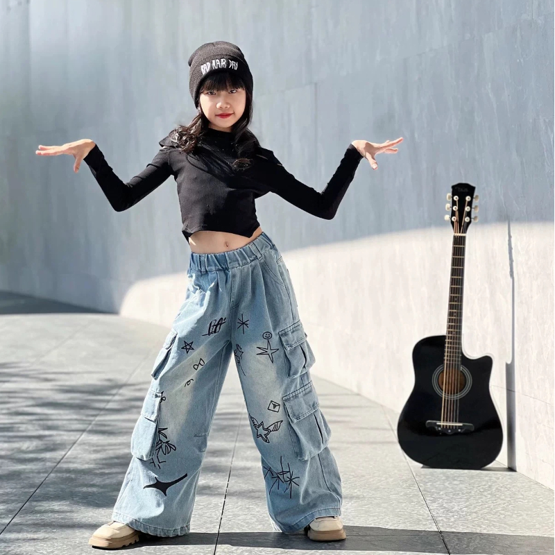 Girls' Jazz Dance Costumes, Ru - Street Fashion Runway ulasan dan harga