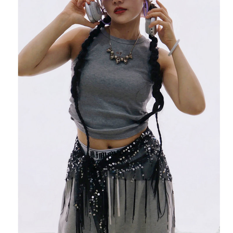 Fashion Sequins Belly Dance Be - Street Fashion Thailand ulasan dan harga
