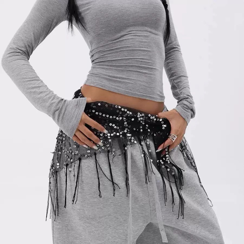 Fashion Sequins Belly Dance Be - Street Fashion Thailand ulasan dan harga