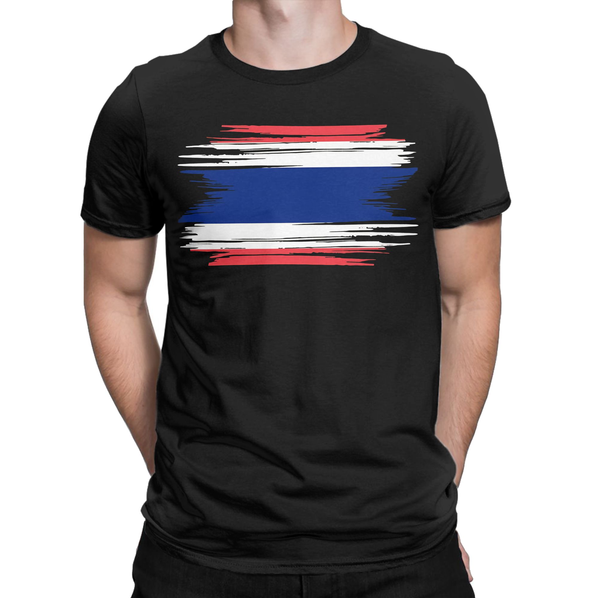Distressed Thailand Flag  T Sh - Street Fashion Thailand ulasan dan harga
