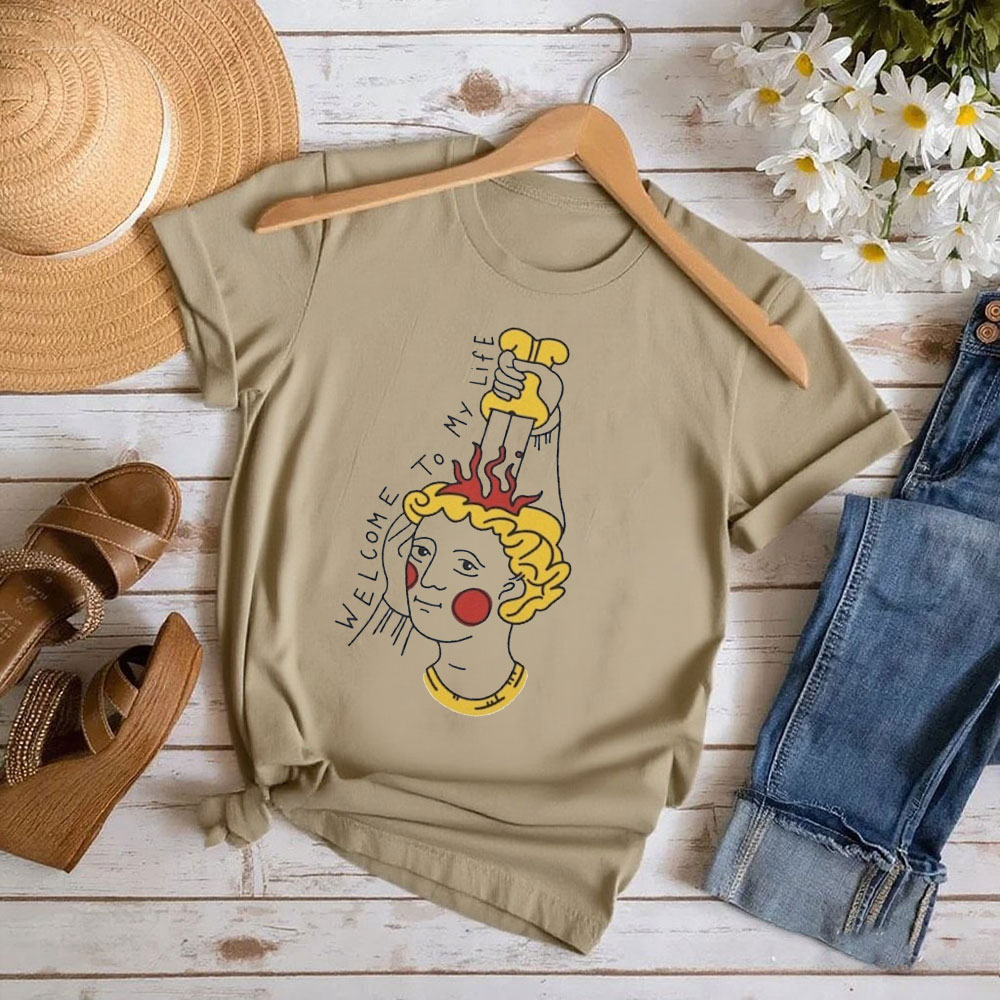 Medieval Art T-shirt Welcome T - Street Fashion History ulasan dan harga