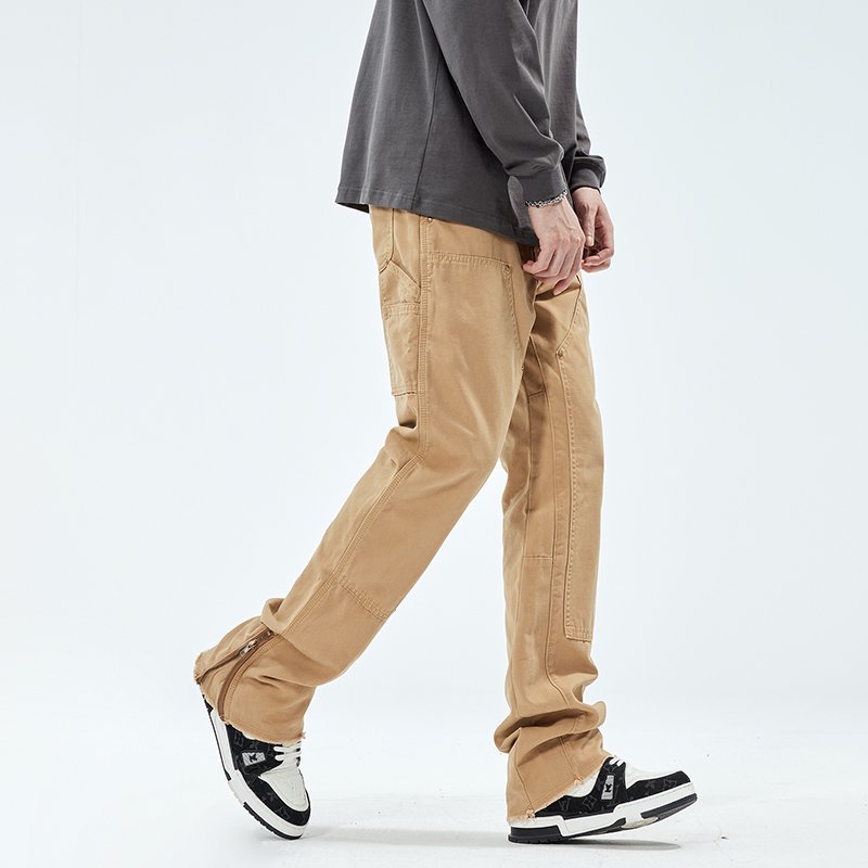 High Street Zipper Cargo Pants - Street Fashion Vibes ulasan dan harga