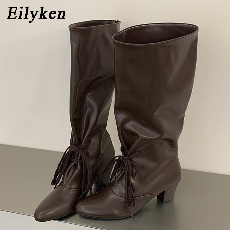 Eilyken Winter Fashion Lace Up - Street Fashion Winter ulasan dan harga