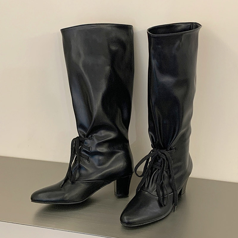 Eilyken Winter Fashion Lace Up - Street Fashion Winter ulasan dan harga