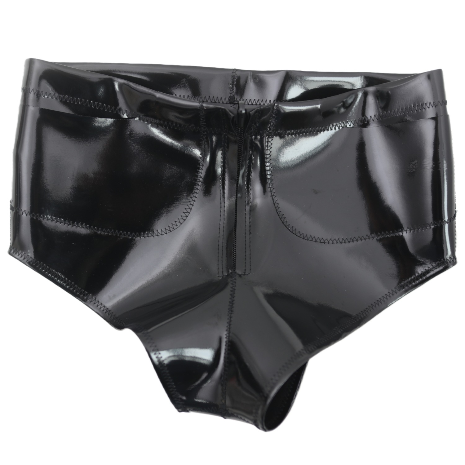 Women Men Glossy Pocket Shorts - Street Fashion Men ulasan dan harga