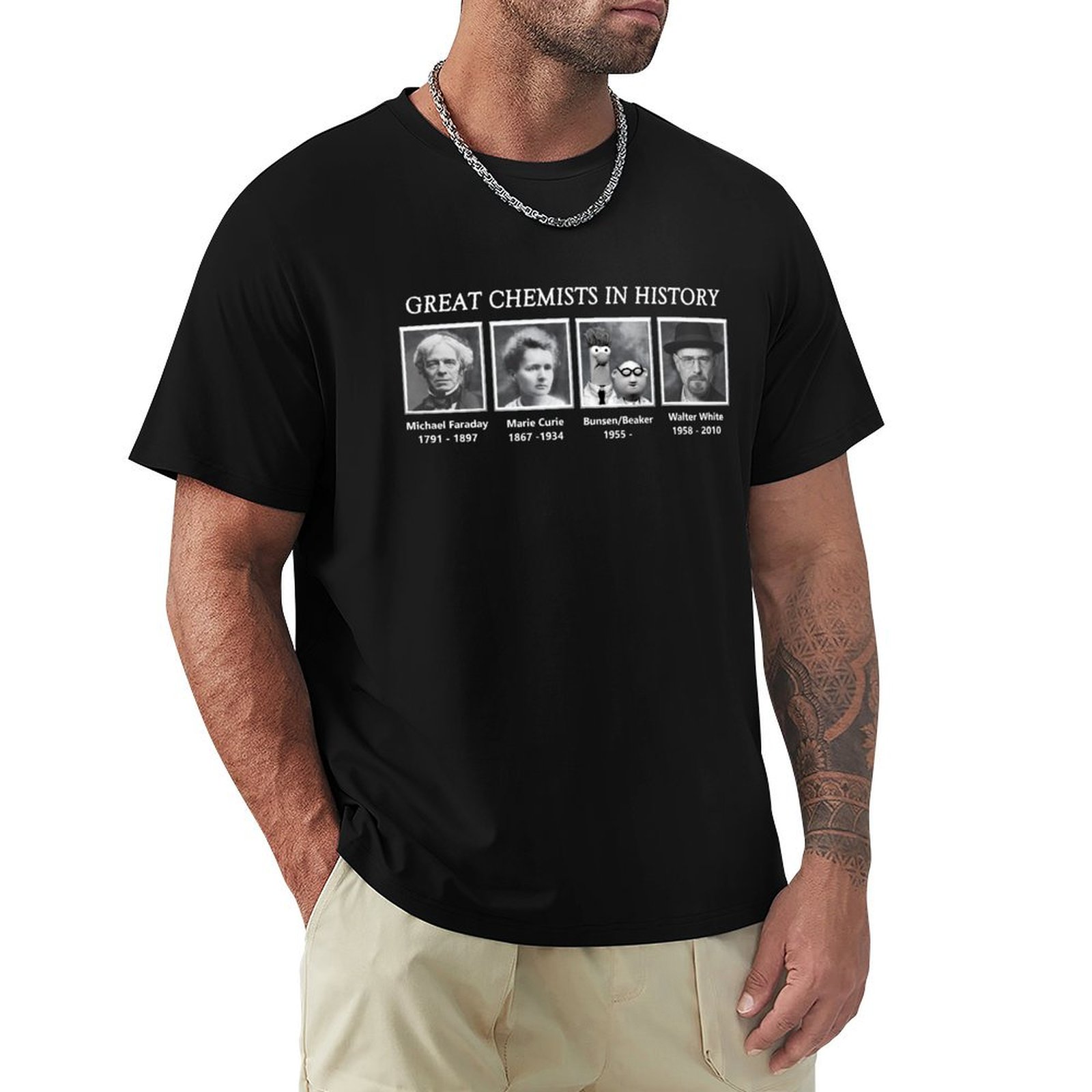 Great Chemists In History T-Sh - Street Fashion History ulasan dan harga
