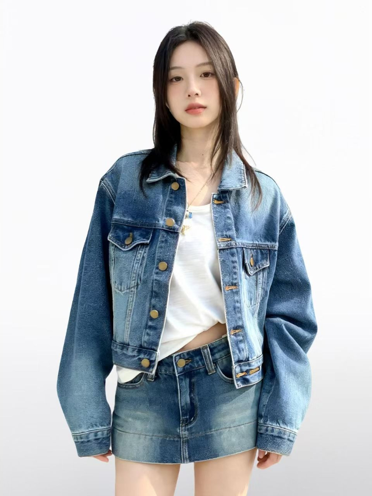 Women American Vintage 2 Piece - Street Fashion American ulasan dan harga