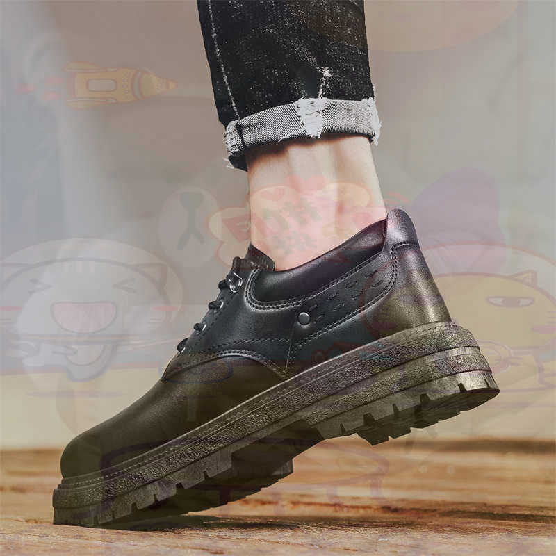 Dark Natural Leather Fashion T - Guangzhou Street Fashion ulasan dan harga