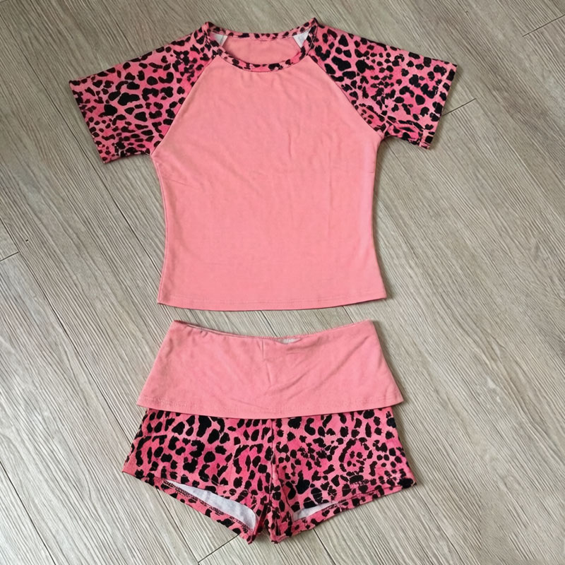 Summer New American Retro Leop - Street Fashion American ulasan dan harga