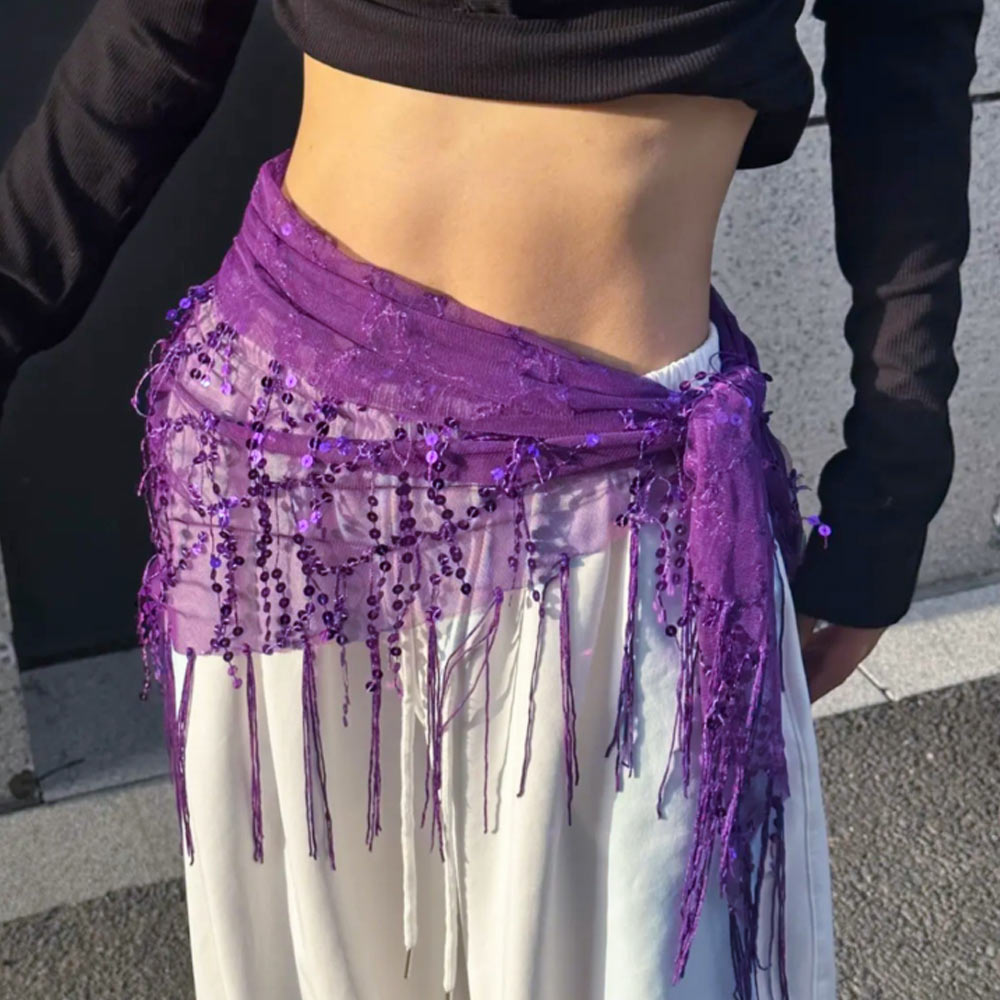 Fashion Sequins Belly Dance Be - Street Fashion Thailand ulasan dan harga