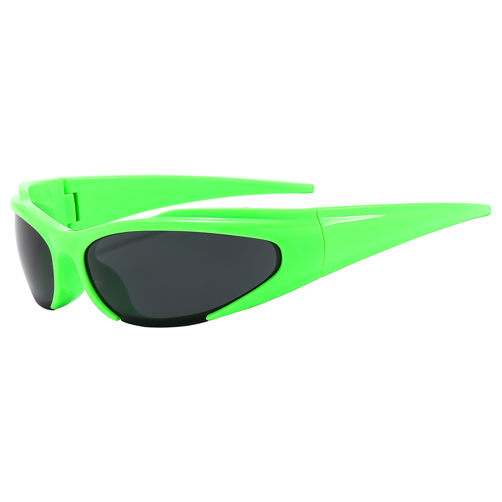 Y2K Cyber Futuristic Sunglasse - Street Fashion Runway ulasan dan harga