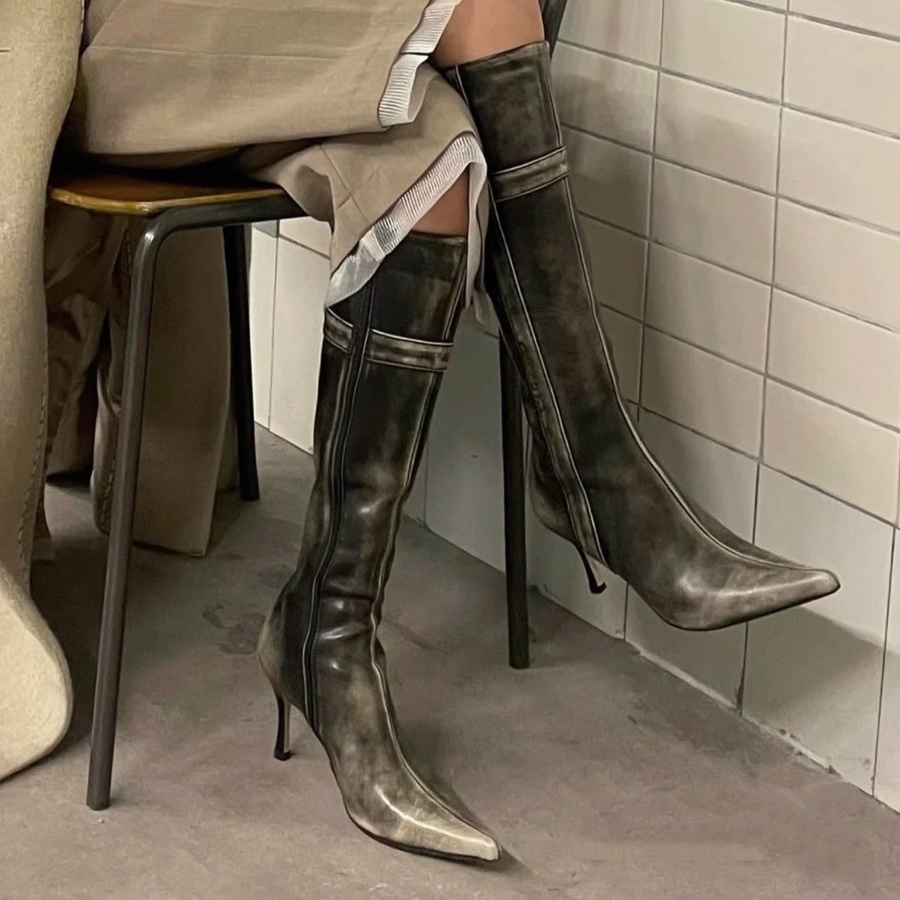 Sexy Designer Women High Boots - Street Fashion Winter ulasan dan harga