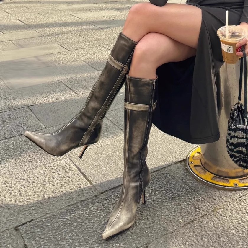 Sexy Designer Women High Boots - Street Fashion Winter ulasan dan harga