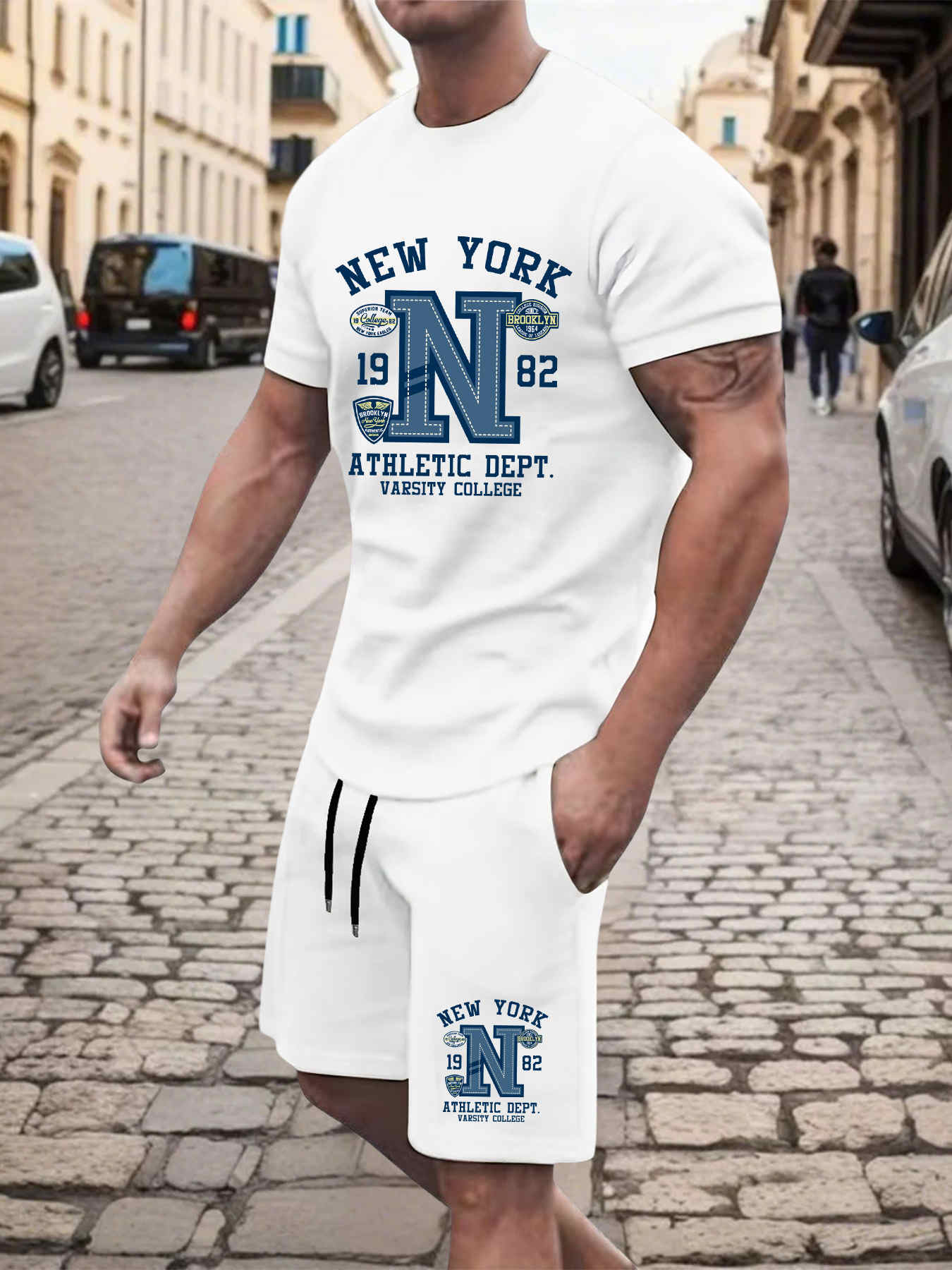 2025 New Summer Mens Set High  - Street Fashion New York 2025 ulasan dan harga
