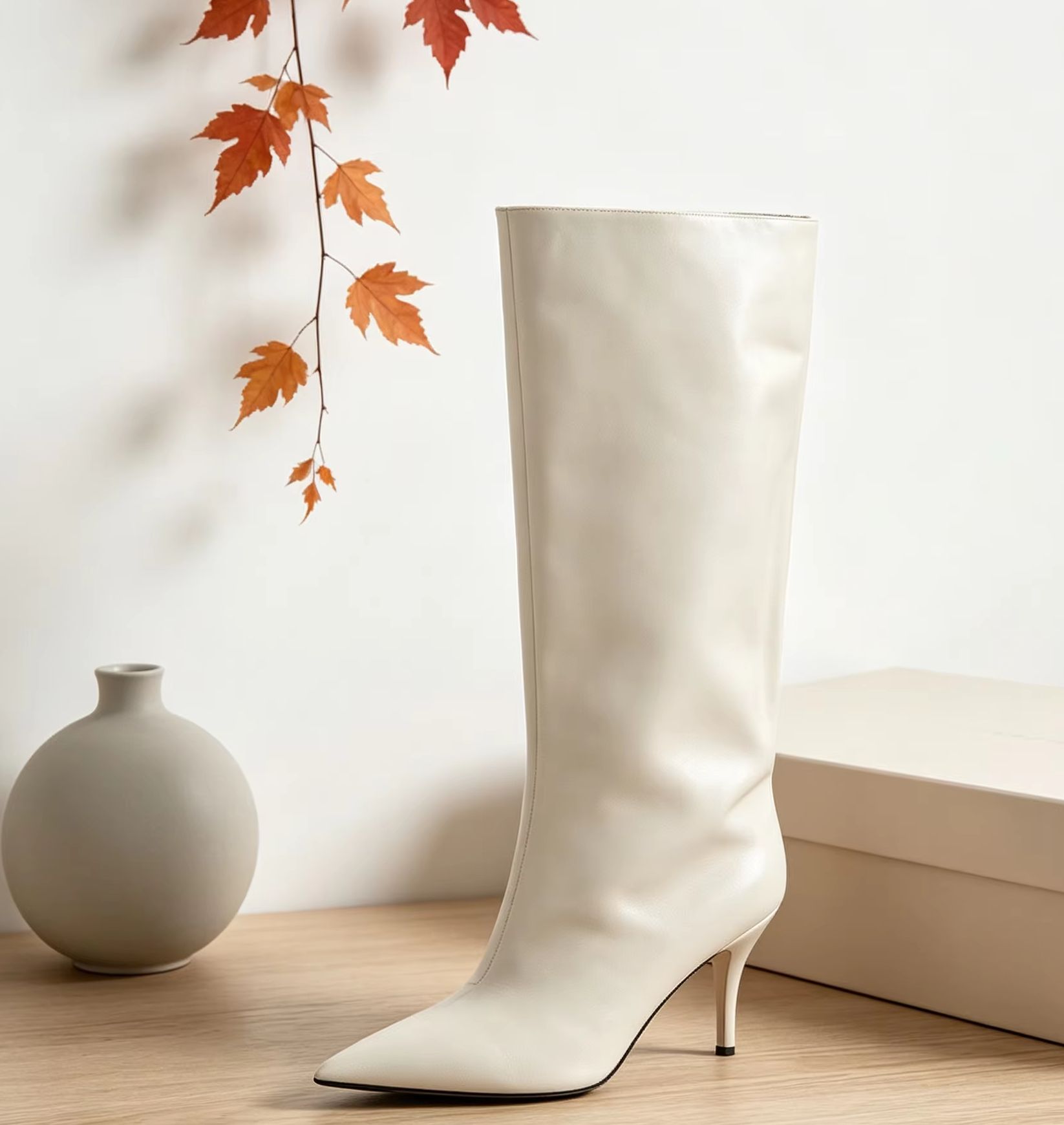 Slouch Wide Cuff Knee High Boo - Street Fashion Winter ulasan dan harga