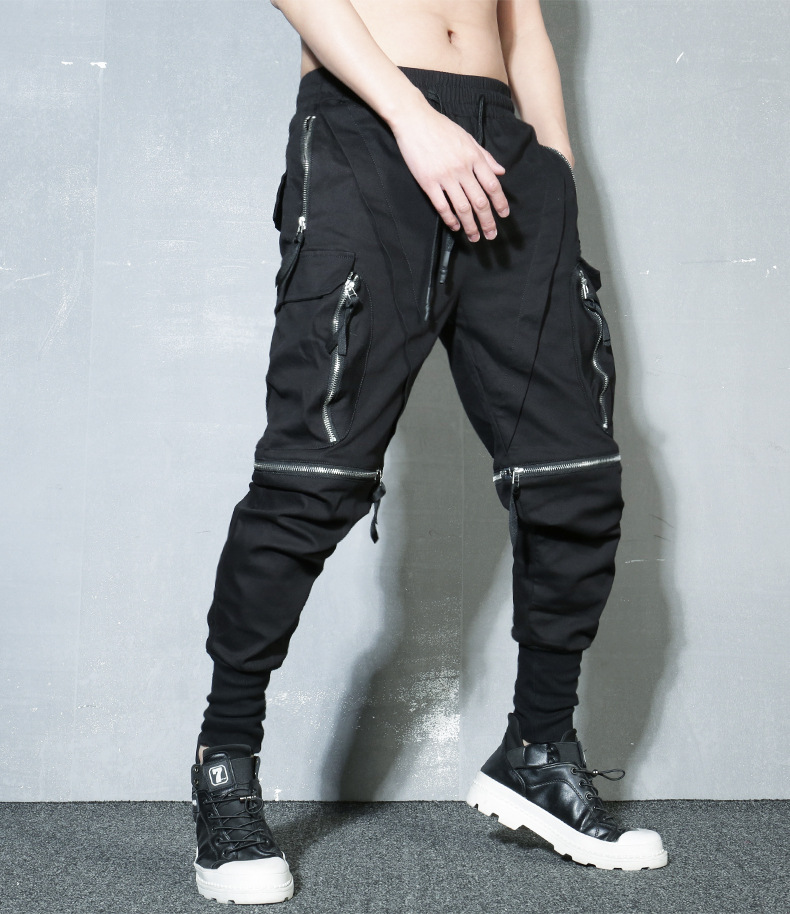 Detachable Black Cargo Pants M - Techwear Pants Tactical ulasan dan harga