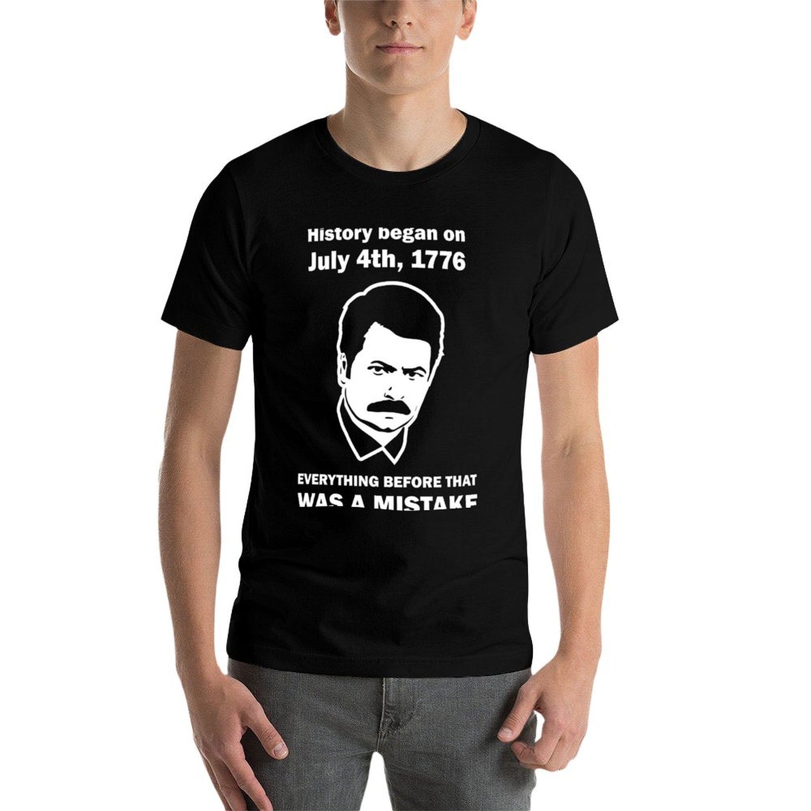 Ron Swanson History July 4 177 - Street Fashion History ulasan dan harga