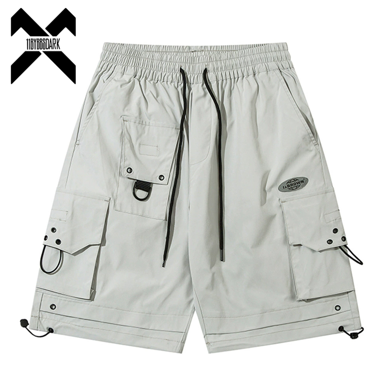 2025 Summer Cargo Shorts Mens  - Techwear Pants Tactical ulasan dan harga