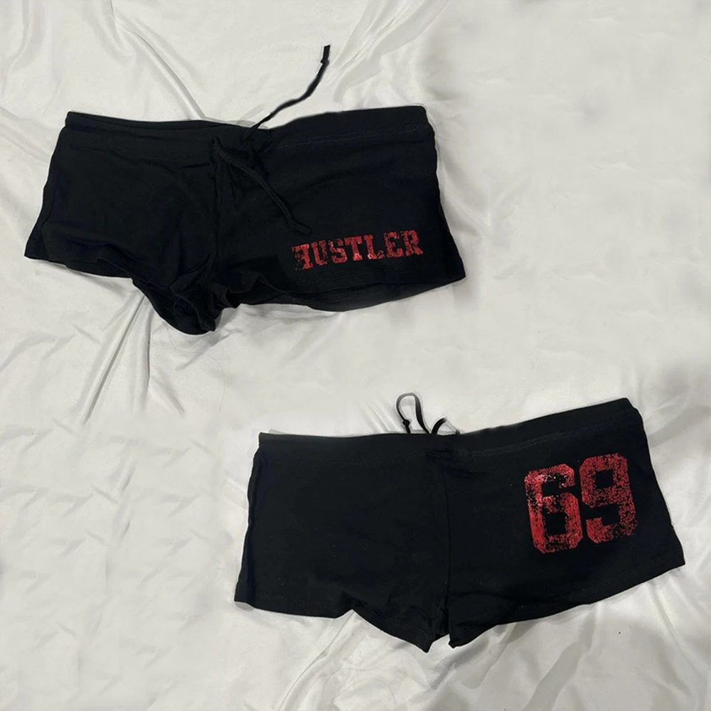 Summer Retro Punk Shorts Casua - Street Fashion American ulasan dan harga
