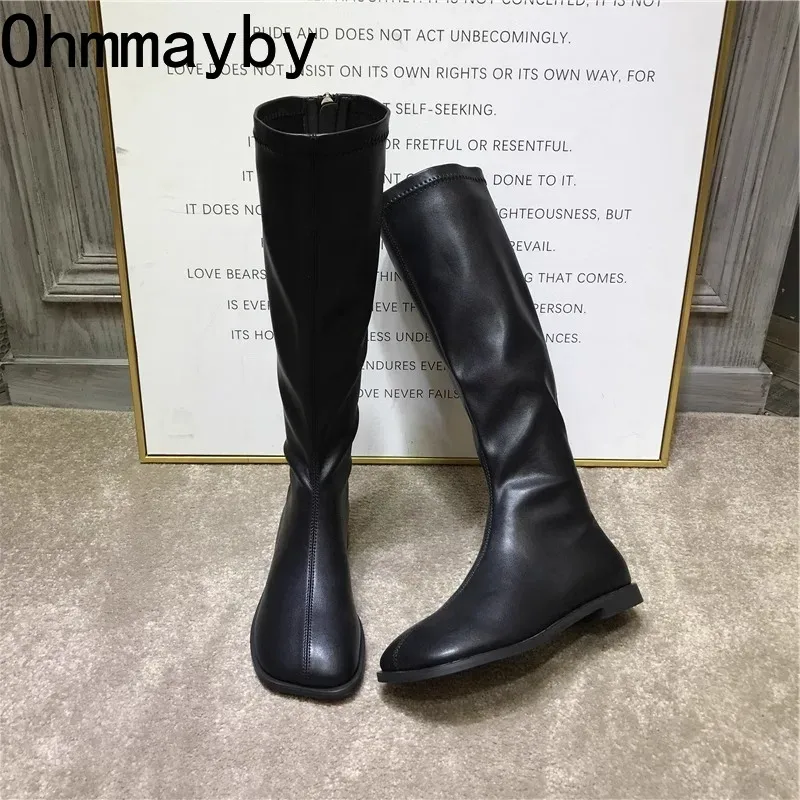 Street Style Stretch Women Kne - Street Fashion Winter ulasan dan harga