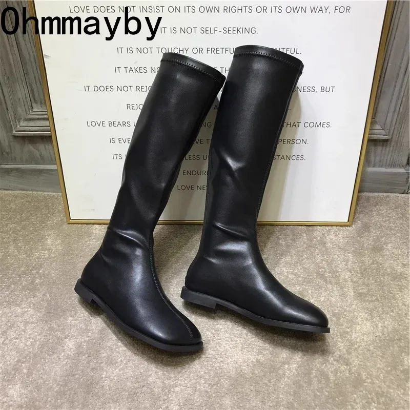 Street Style Stretch Women Kne - Street Fashion Winter ulasan dan harga