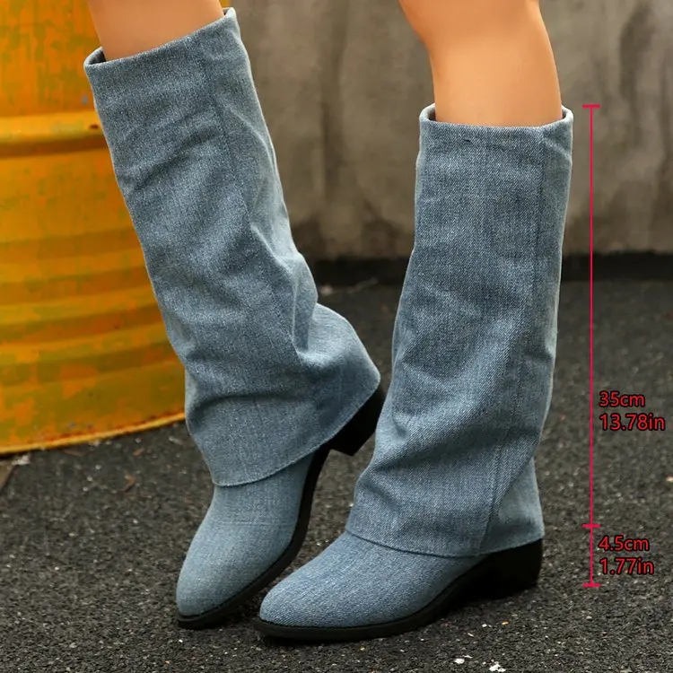 Women's Knee High Boots Autumn - Street Fashion Winter ulasan dan harga