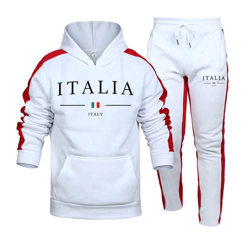 Men's Tracksuit 2 Pcs Sets Fas - Street Fashion Winter ulasan dan harga