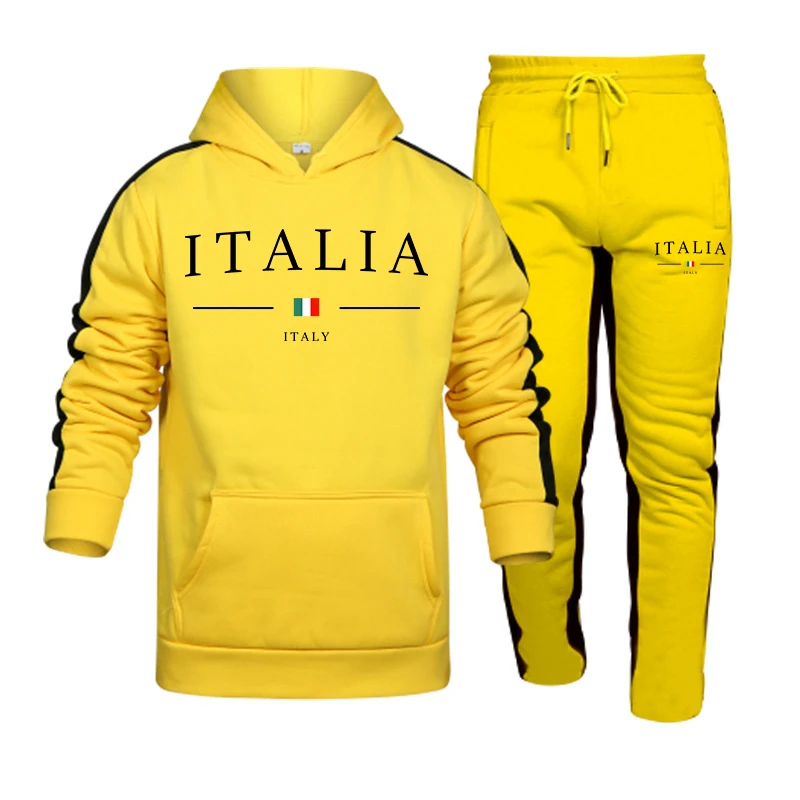 Men's Tracksuit 2 Pcs Sets Fas - Street Fashion Winter ulasan dan harga