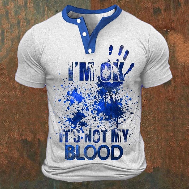 Funny 3D Letter Print Men's He - Street Fashion Men ulasan dan harga