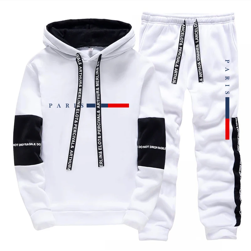Men's Set/Hoodie/Pants Paris F - Street Fashion Winter ulasan dan harga