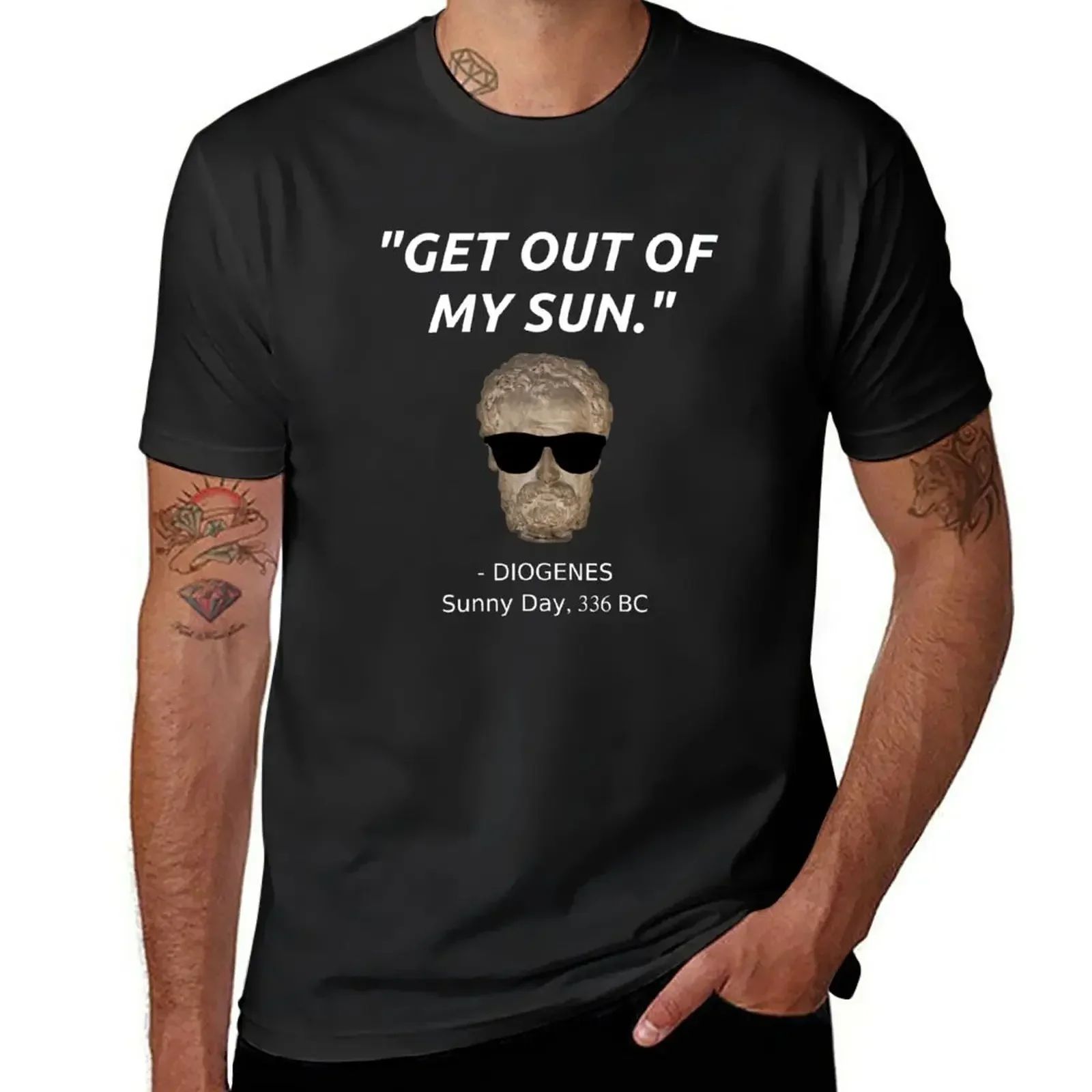 Funny Diogenes Quote T-shirt P - Street Fashion History ulasan dan harga