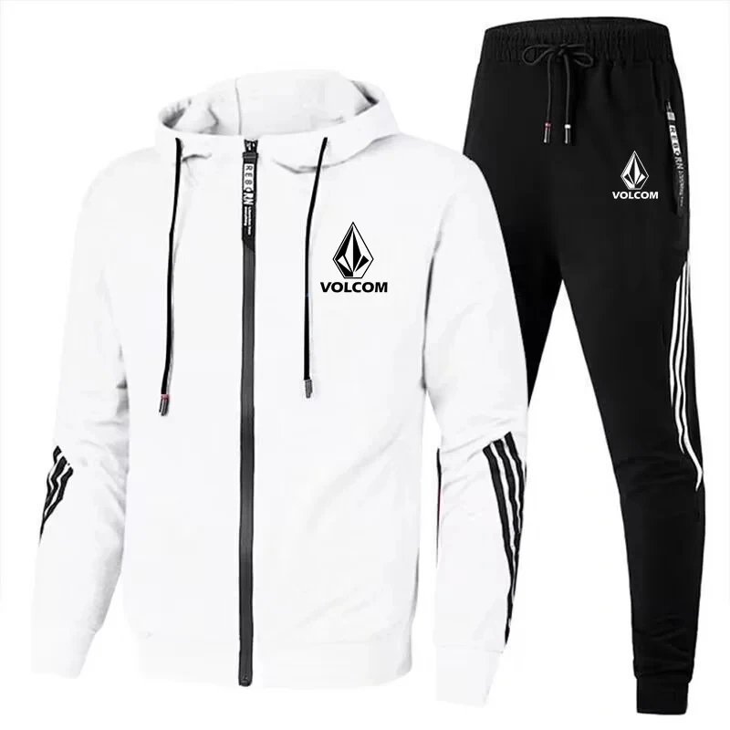 Fashion Side Stripes Zip Hood  - Street Fashion Winter ulasan dan harga