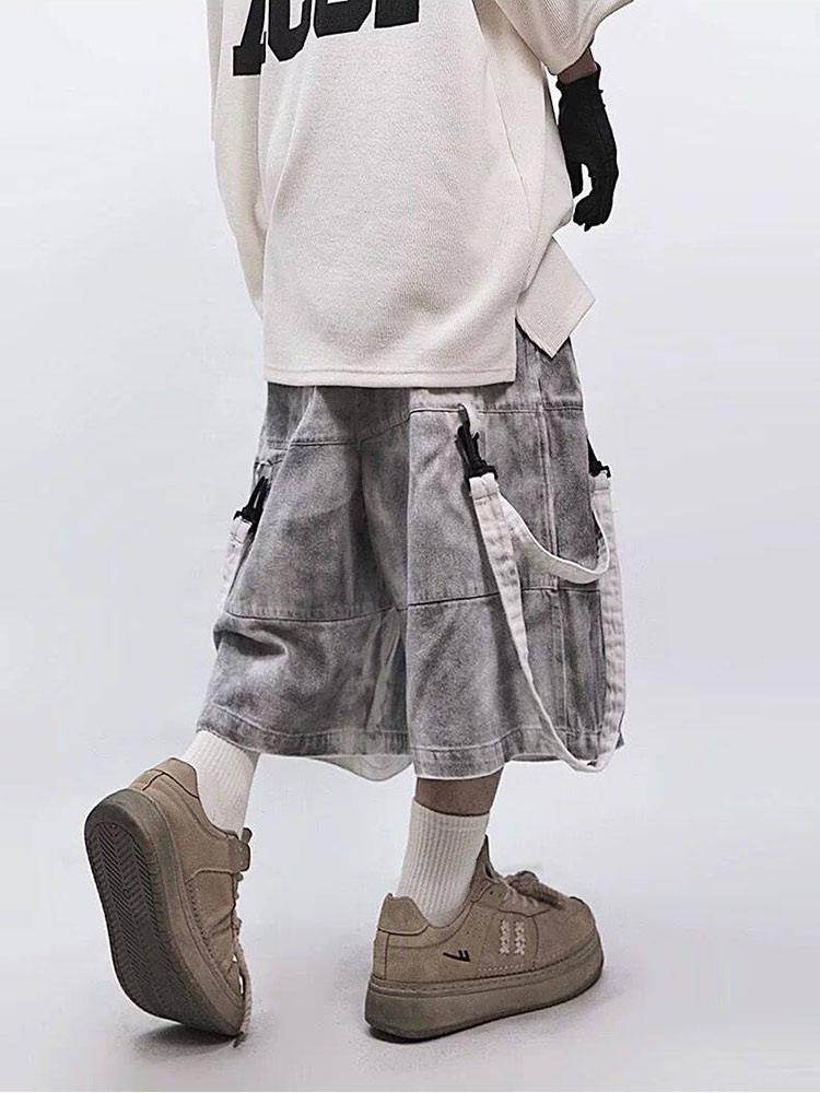Retro Hip-hop Men's Ripped Jea - Street Fashion American ulasan dan harga